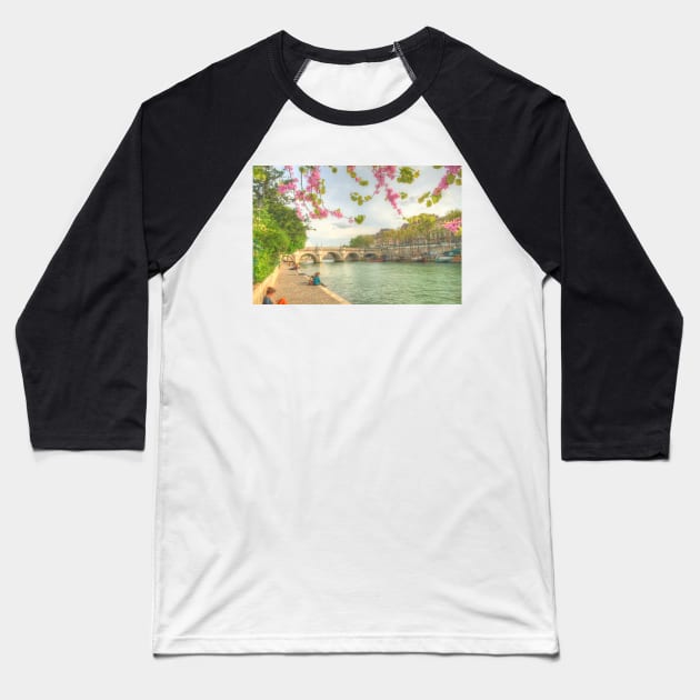 The Beauty of Paris Baseball T-Shirt by Michaelm43